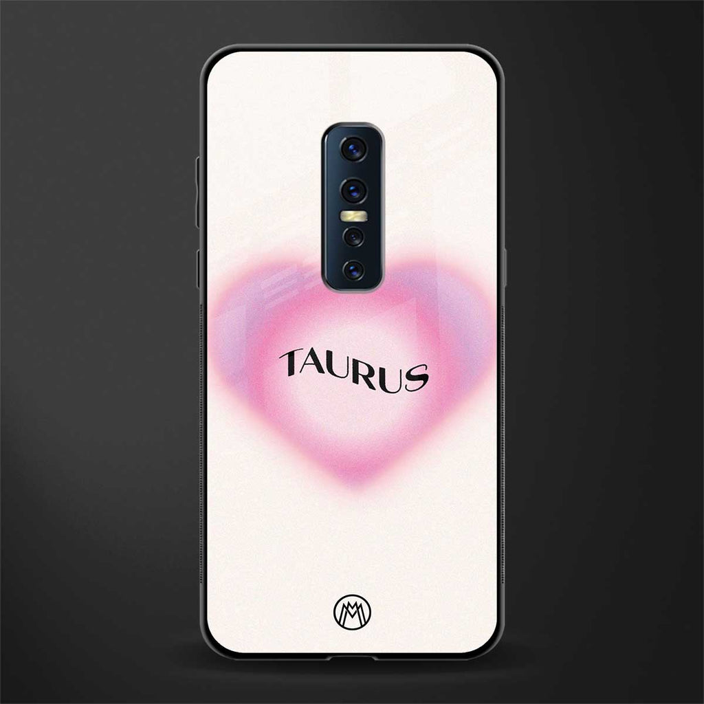 taurus minimalistic glass case for vivo v17 pro image