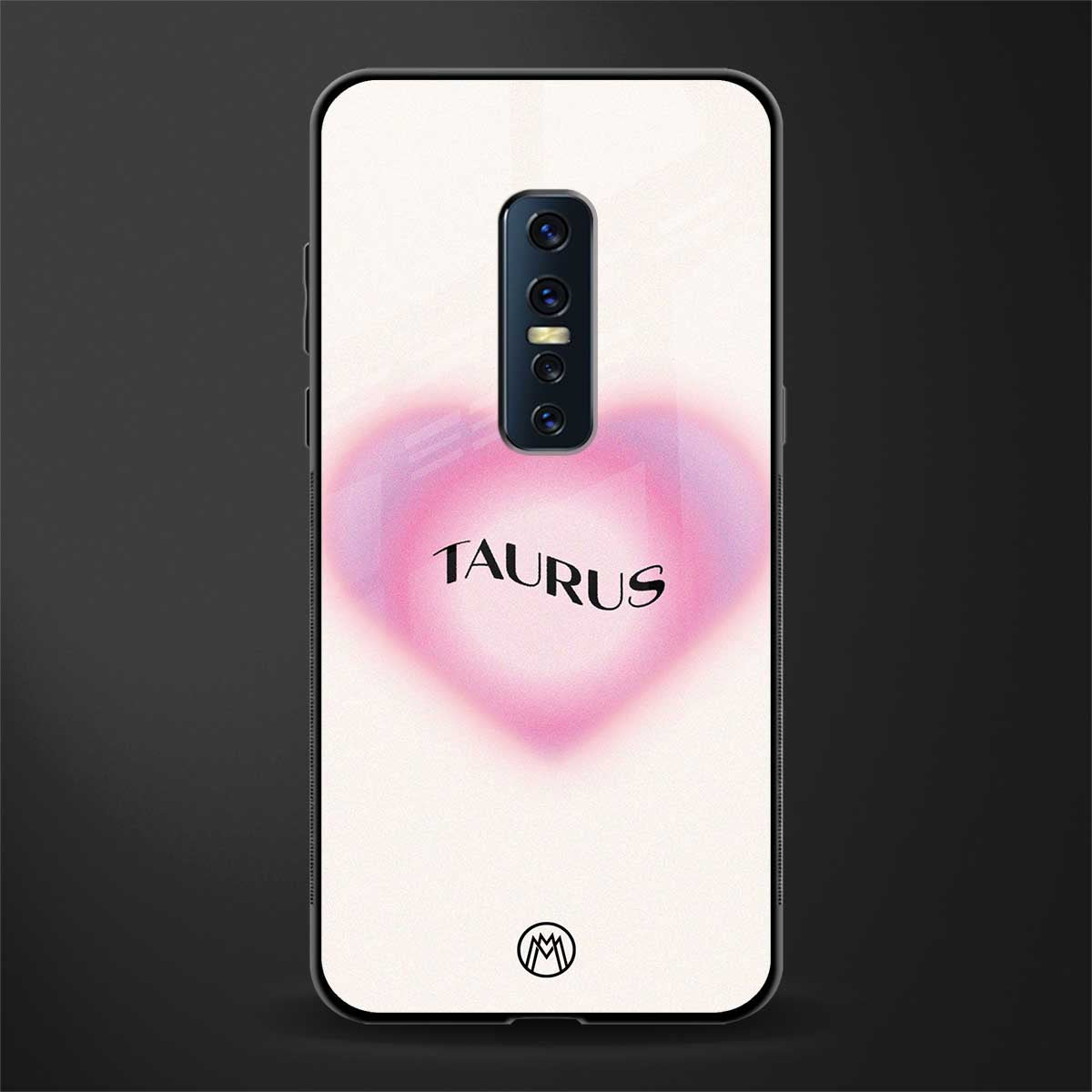 taurus minimalistic glass case for vivo v17 pro image