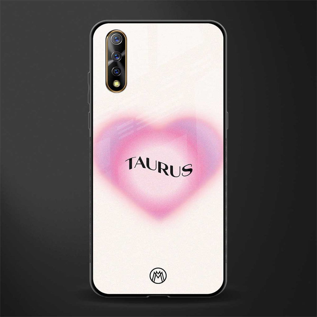 taurus minimalistic glass case for vivo s1 image