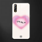taurus minimalistic glass case for vivo s1 image