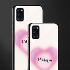 taurus minimalistic glass case for samsung galaxy a31 image-2