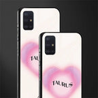 taurus minimalistic glass case for samsung galaxy a71 image-2