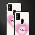 taurus minimalistic glass case for samsung galaxy m31 prime edition image-2