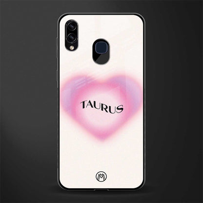taurus minimalistic glass case for samsung galaxy a30 image