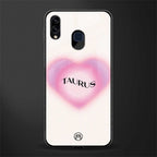 taurus minimalistic glass case for samsung galaxy m10s image