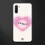 taurus minimalistic glass case for samsung galaxy note 10 image