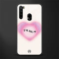 taurus minimalistic glass case for redmi note 8 image
