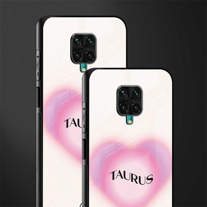 taurus minimalistic glass case for redmi note 9 pro max image-2