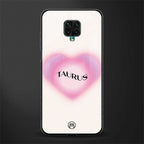 taurus minimalistic glass case for redmi note 9 pro image