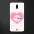 taurus minimalistic glass case for redmi 8a image