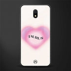 taurus minimalistic glass case for redmi 8a image
