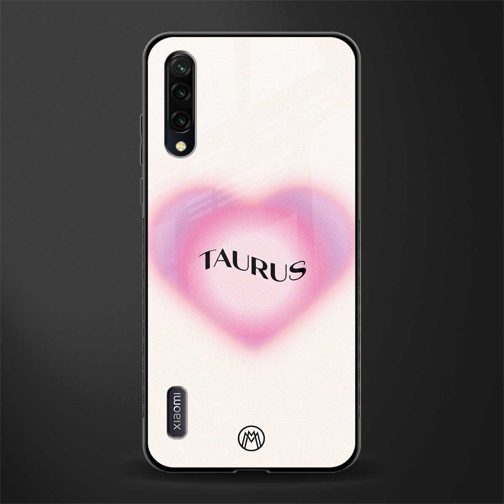 taurus minimalistic glass case for mi a3 redmi a3 image