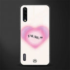taurus minimalistic glass case for mi a3 redmi a3 image