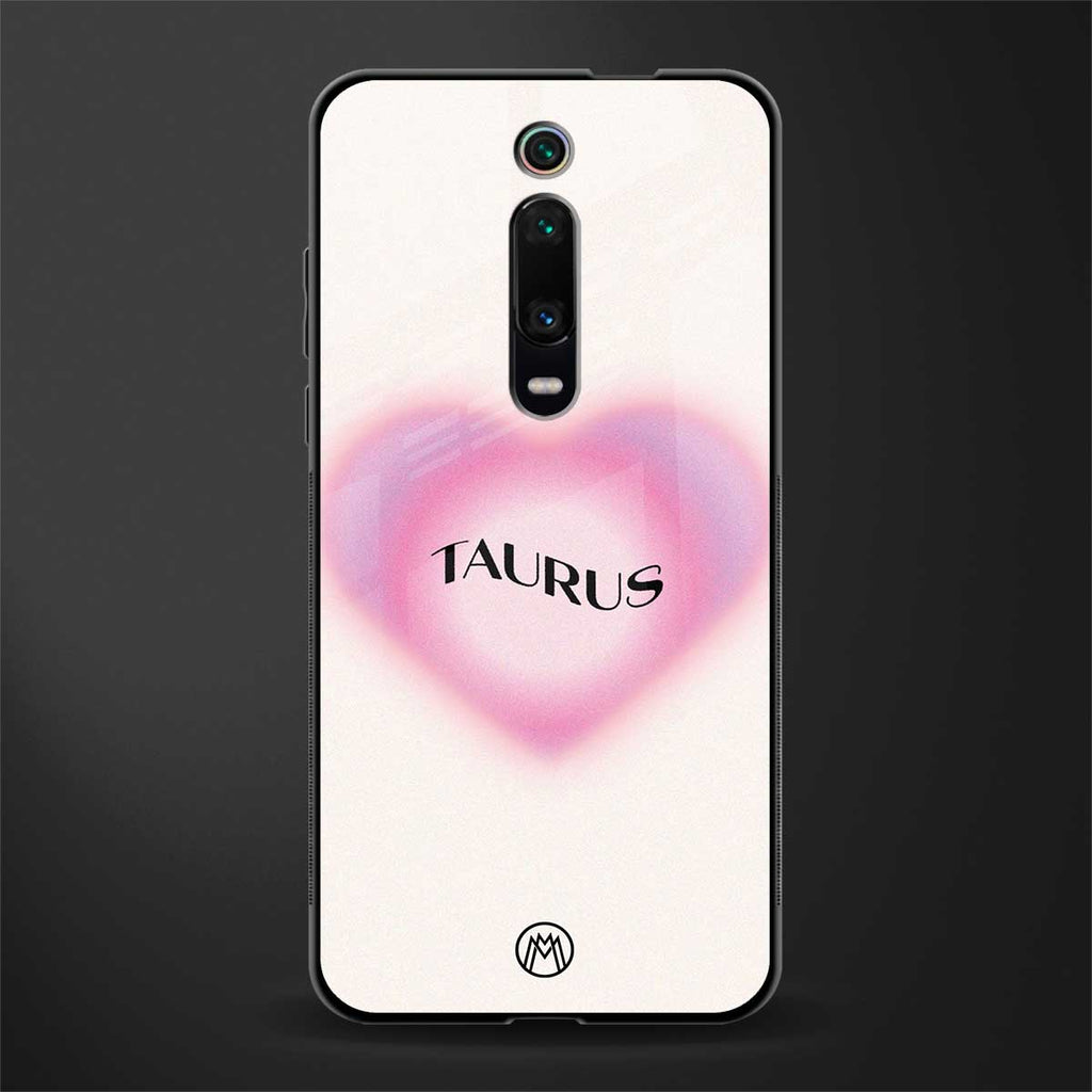 taurus minimalistic glass case for redmi k20 image