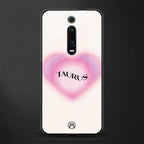 taurus minimalistic glass case for redmi k20 image