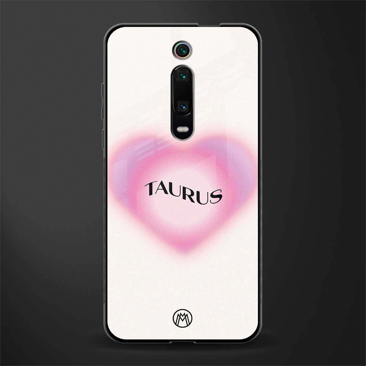 taurus minimalistic glass case for redmi k20 pro image
