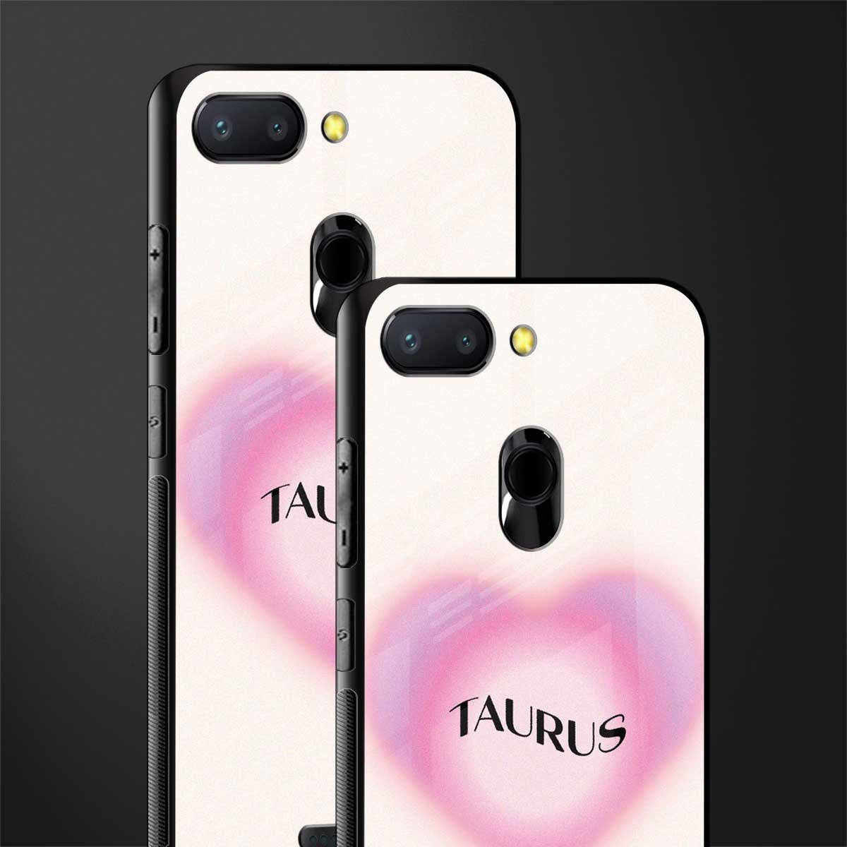 taurus minimalistic glass case for redmi 6 image-2