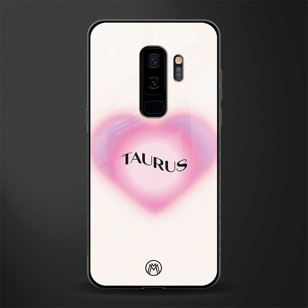 taurus minimalistic glass case for samsung galaxy s9 plus image