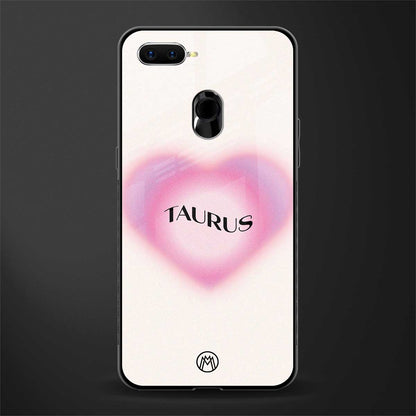taurus minimalistic glass case for oppo a12 image