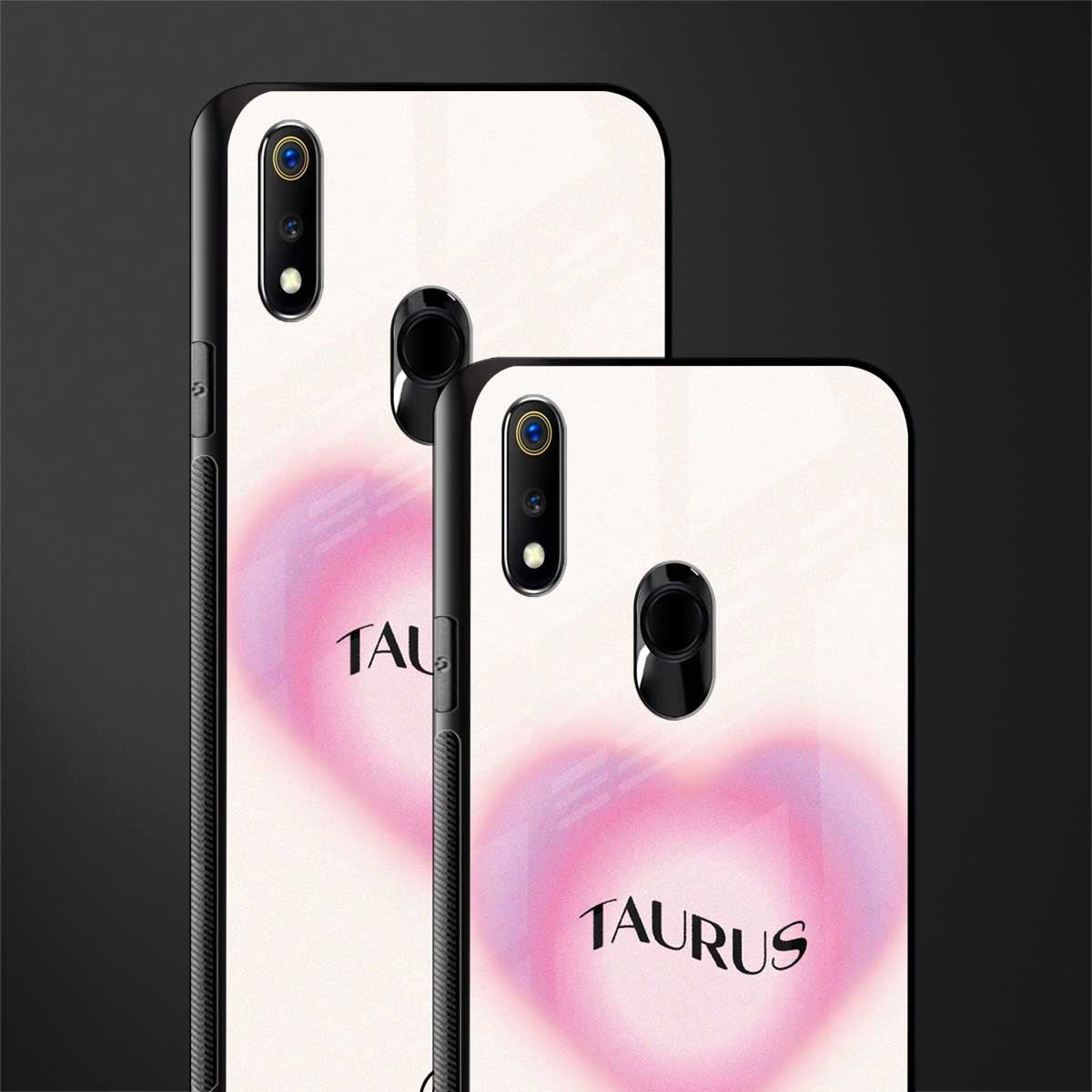 taurus minimalistic glass case for realme 3 pro image-2