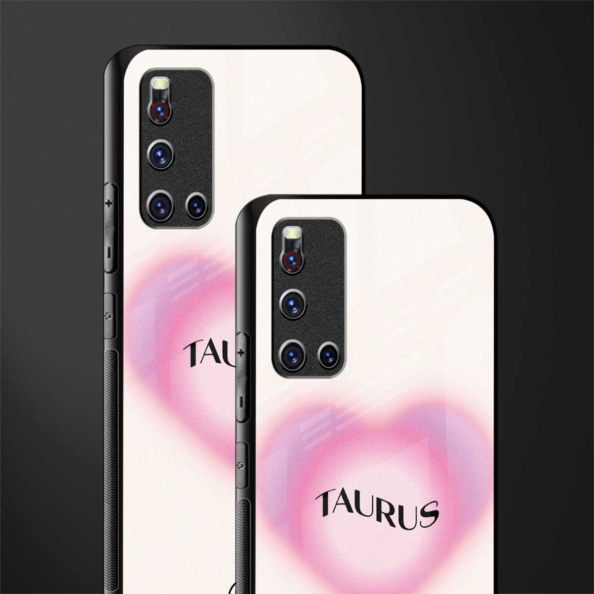 taurus minimalistic glass case for vivo v19 image-2