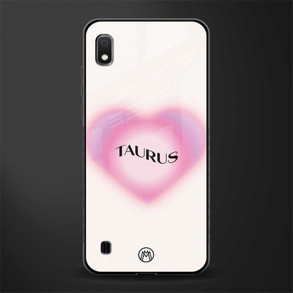 taurus minimalistic glass case for samsung galaxy a10 image