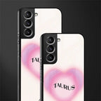 taurus minimalistic glass case for samsung galaxy s21 plus image-2