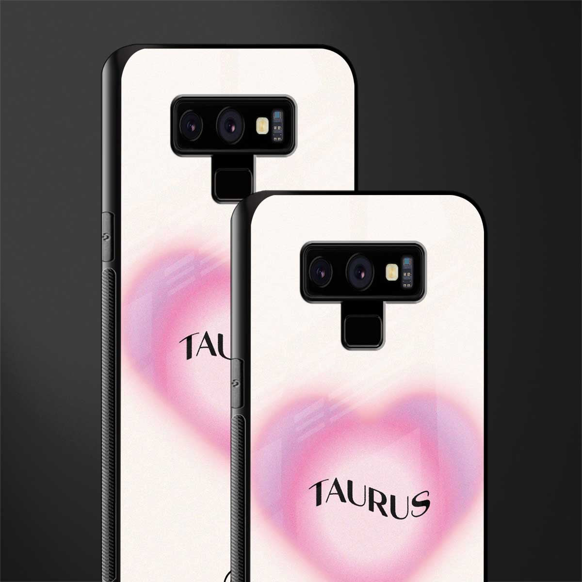 taurus minimalistic glass case for samsung galaxy note 9 image-2