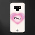 taurus minimalistic glass case for samsung galaxy note 9 image