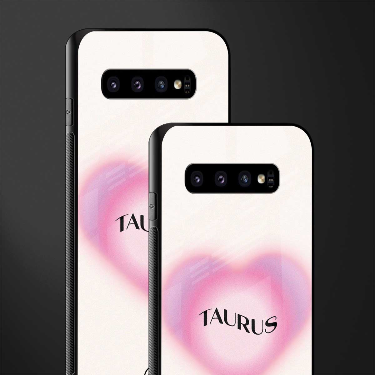 taurus minimalistic glass case for samsung galaxy s10 plus image-2