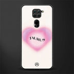 taurus minimalistic glass case for redmi note 9 image