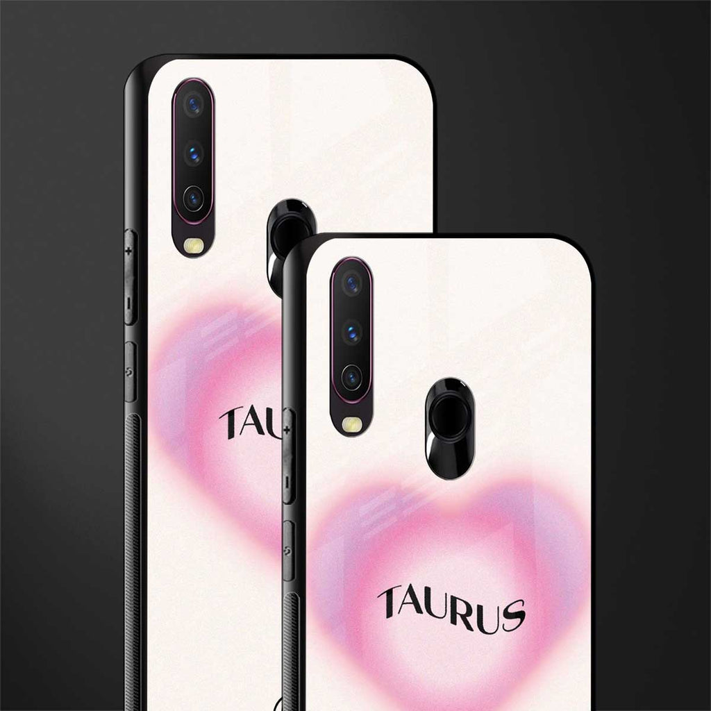 taurus minimalistic glass case for vivo y17 image-2
