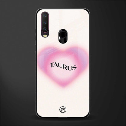 taurus minimalistic glass case for vivo y15 image