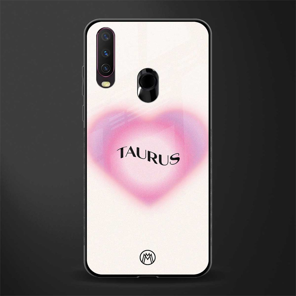 taurus minimalistic glass case for vivo y17 image