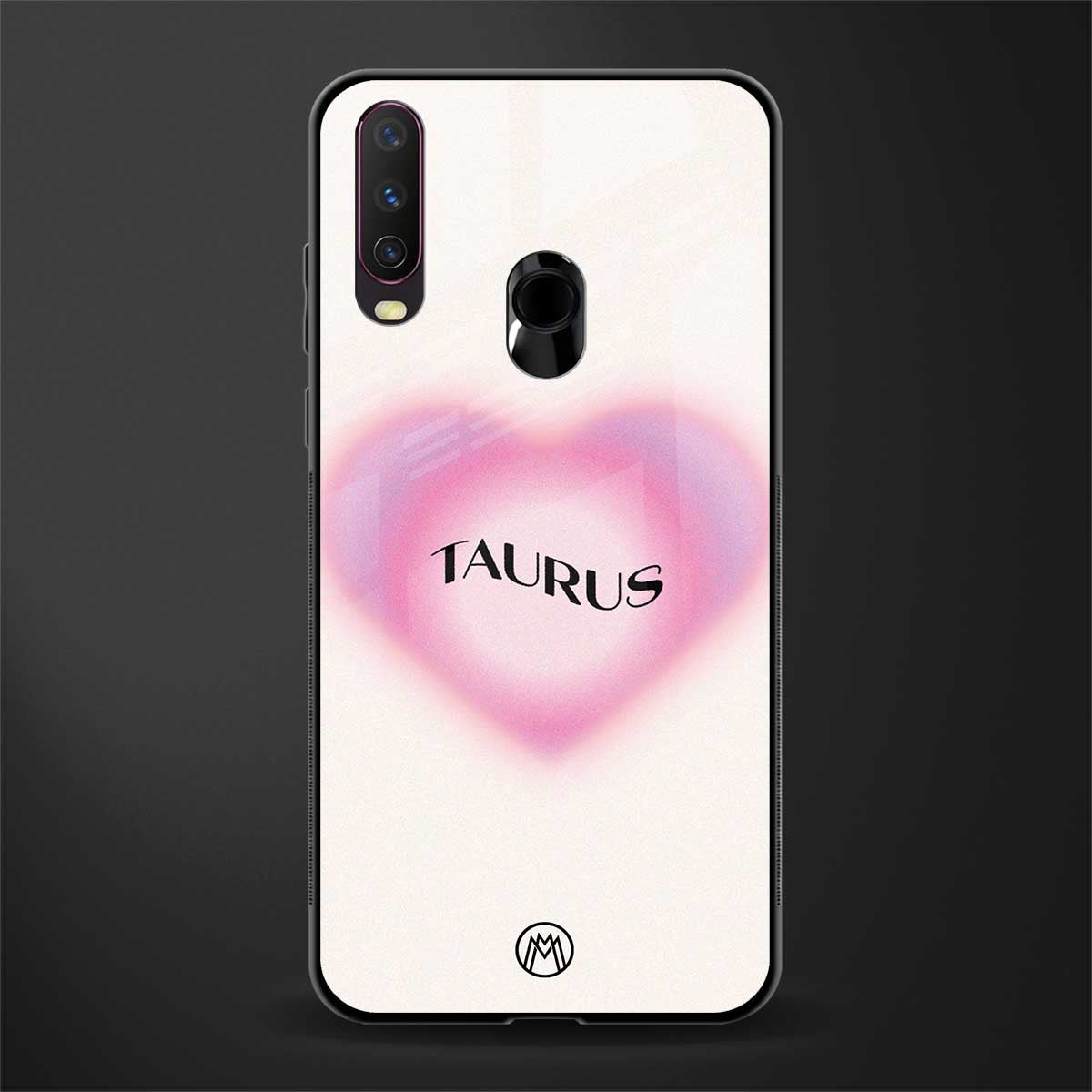 taurus minimalistic glass case for vivo y17 image