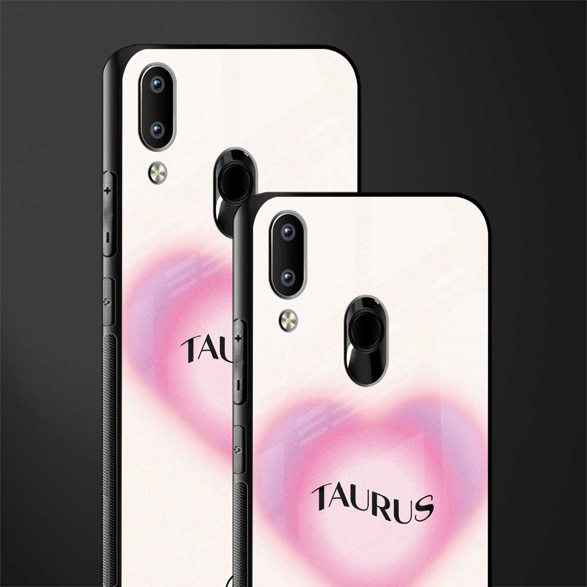 taurus minimalistic glass case for vivo y91 image-2