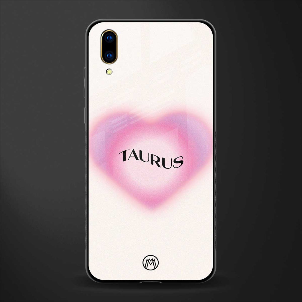 taurus minimalistic glass case for vivo v11 pro image