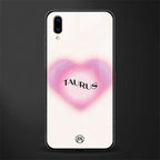 taurus minimalistic glass case for vivo v11 pro image