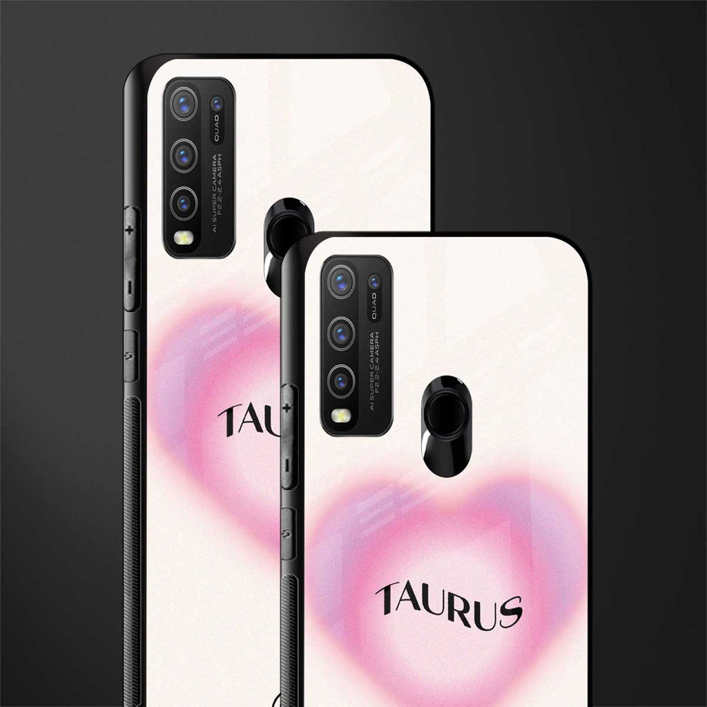 taurus minimalistic glass case for vivo y50 image-2