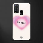 taurus minimalistic glass case for vivo y50 image