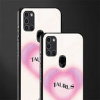 taurus minimalistic glass case for samsung galaxy a21s image-2
