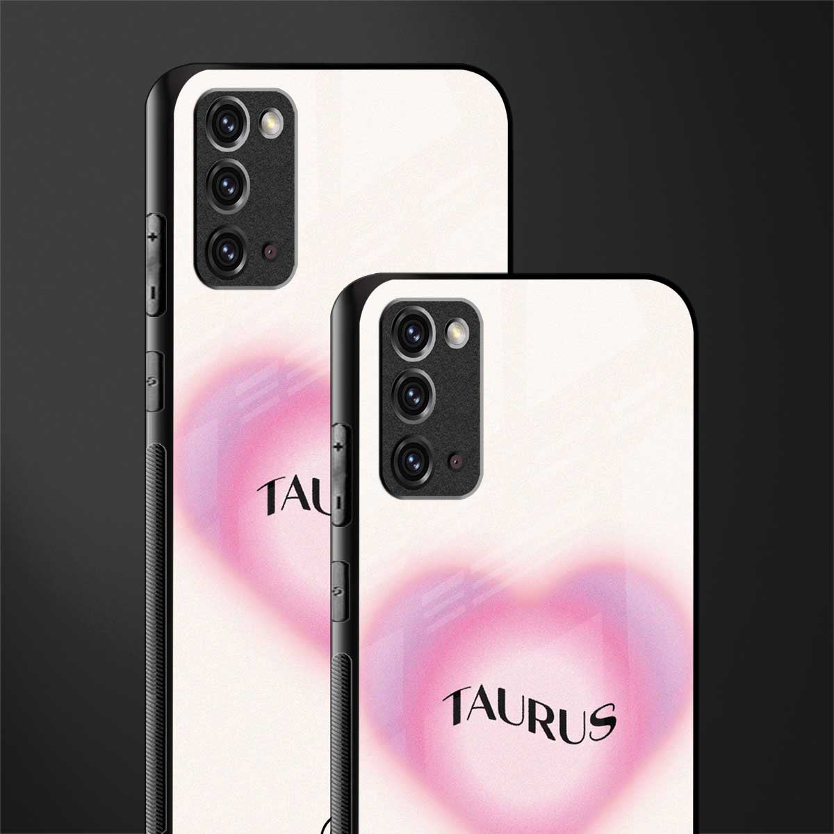 taurus minimalistic glass case for samsung galaxy note 20 image-2