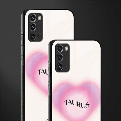 taurus minimalistic glass case for samsung galaxy note 20 image-2