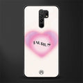 taurus minimalistic glass case for redmi 9 prime image