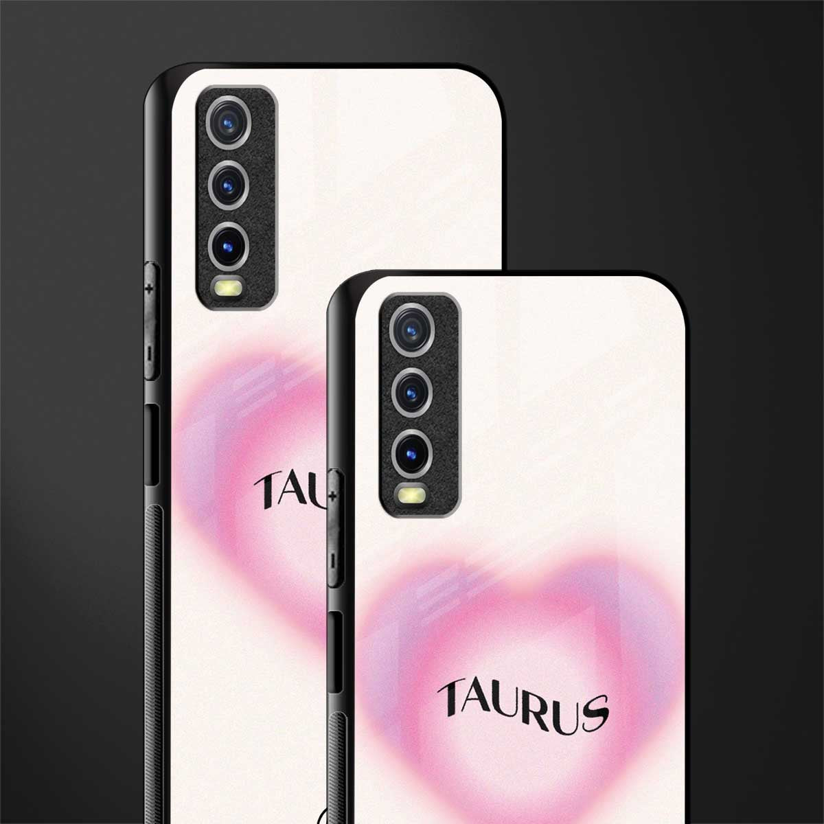 taurus minimalistic glass case for vivo y20 image-2
