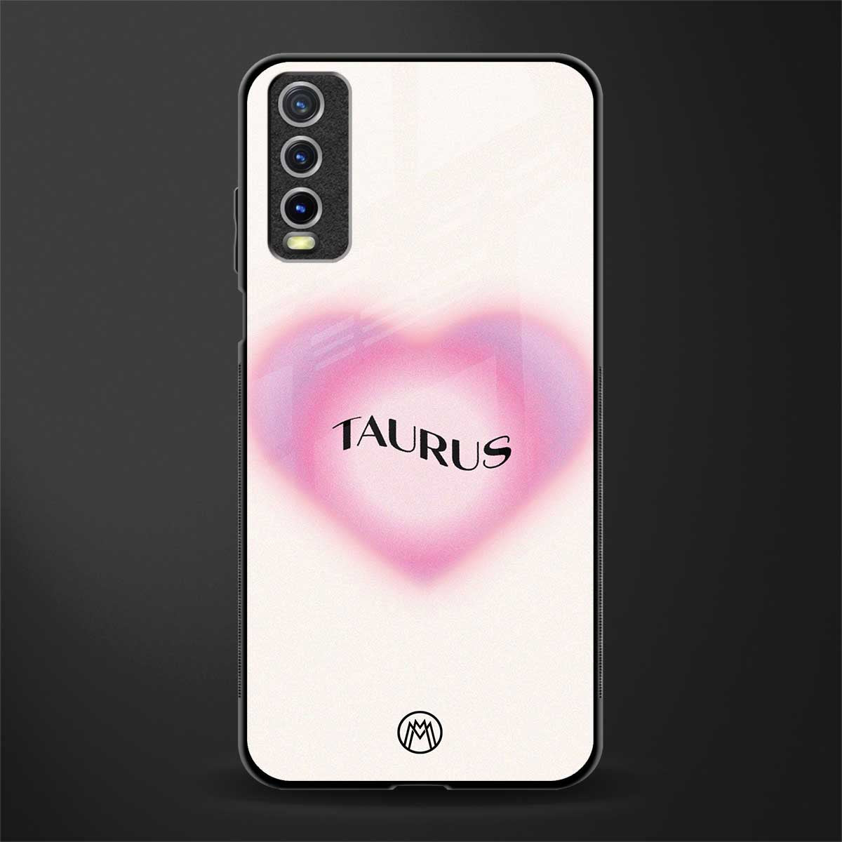 taurus minimalistic glass case for vivo y12g image