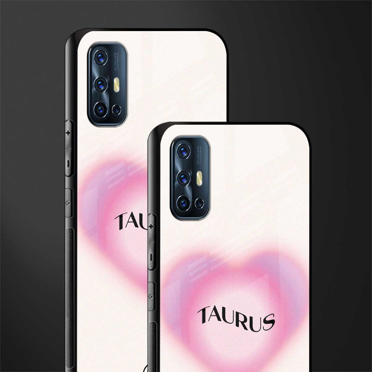 taurus minimalistic glass case for vivo v17 image-2