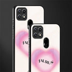 taurus minimalistic glass case for oppo a15s image-2