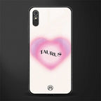 taurus minimalistic glass case for redmi 9a image
