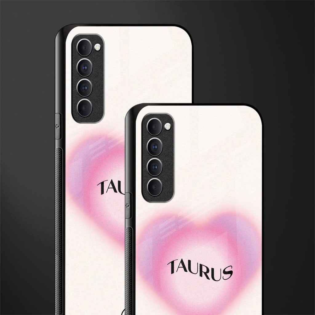 taurus minimalistic glass case for oppo reno 4 pro image-2